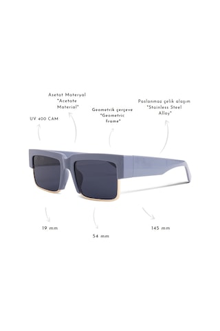 Watchofroyal Royal Eyewear Re9171 Gri Erkek Güneş Gözlüğü