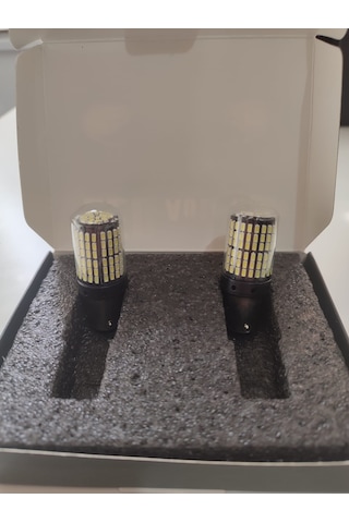 Beyaz Led 93 Sinyal Stop Ampul Geri Vites 12v Tek Duy Düz Tırnak