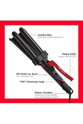 Revlon Wave Master RVIR3056UKE Dalga Yaratıcı Wag Saç Maşası (Outlet)
