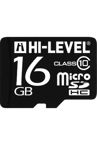 Hi-Level HLV-MCSDC10/16G 16 GB MicroSDHC Class 10 Hafıza Kartı + Adaptör