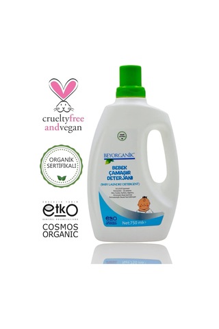 Bey Organik Vegan Bebek Çamaşır Deterjanı 750 Ml