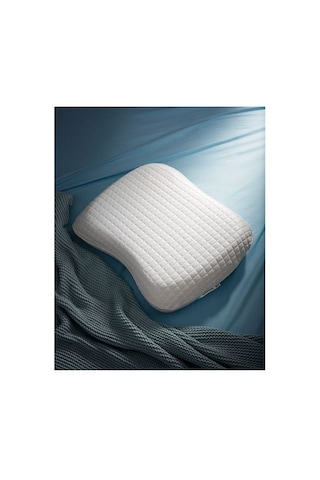Ikea Klubbsporre Ergonomik Yastık, Beyaz, 44x56 Cm, Soğuk Tutan Ürün / Çok Yönlü