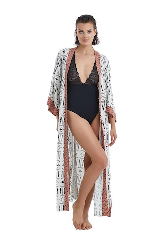 Blackspade Kadın Etnik Baskılı Viskoz Sabahlık C2t8n3o15 001