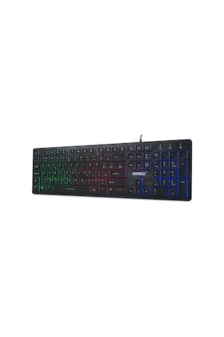 Everest Kb-840 Siyah Aydınlatmalı Usb Lc Layout Slim Klavye