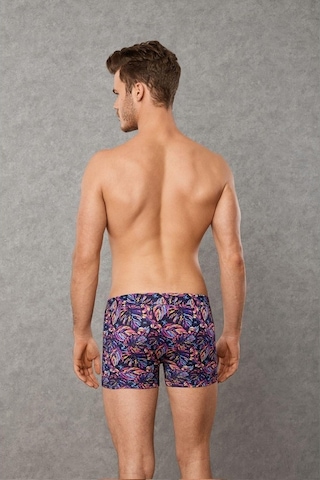 Doreanse 1861 Erkek Modal Sarmaşık Desen Boxer Çok Renkli