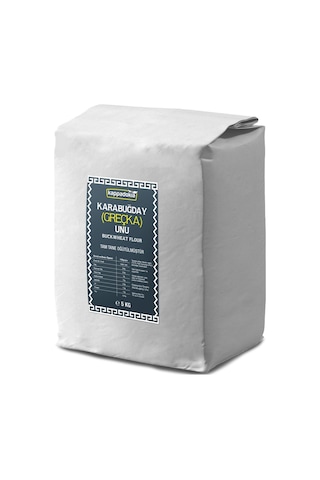 Kappadokia Katkısız Çiğ Karabuğday Greçka Unu 5 Kg
