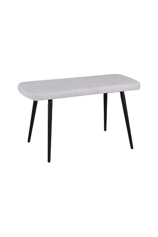 Vilinze Eames Ahşap Ayak Mutfak Masası Bankı Siyah