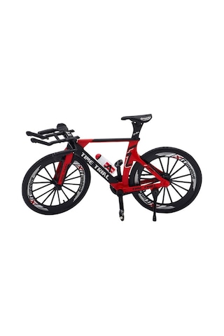 1:10 Die Cast 8a Kırmızı Dağ Bisikleti