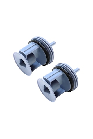 Bosch Wga142x0tr, Wat20480tr, Waw2856xtr, Profilo Cmg120dtr İle Uyumlu Çamaşır Makinesi Pompa Filtre Kapağı 2'li -