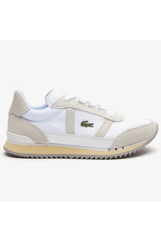 Lacoste Lacoste Partner Retro Womens Sneaker Kadın Günlük Spor Ayakkabı Beyaz Beyaz