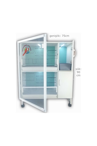 İstanbul Kafes Model 2Y Pvc Kuş Dolabı
