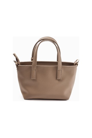 Molene Sütlü Kahve Püskül Detaylı Mini Tote Çanta