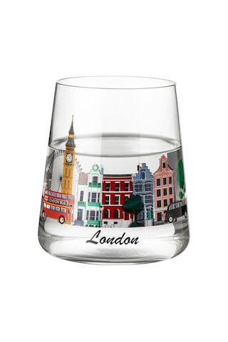 Madame Coco London City 2'li Su Bardağı Seti - Şeffaf 8684427278444 Çok Renkli