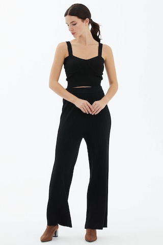 Sementa Fitilli Triko Pantolon - Siyah 001