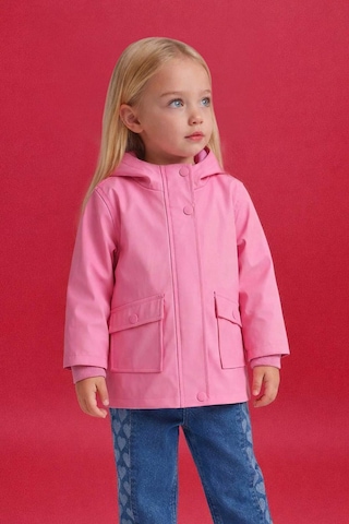 Defacto Su Geçirmez Kapüşonlu Mont Kız Bebek F8350a526sppn164 Pembe-pn164