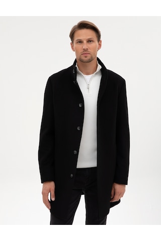 Pierre Cardin Erkek Siyah Palto 50317440-vr046 Siyah