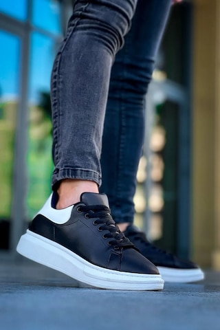 Luis A Costa Lc101 Siyah Arka Beyaz Bt Bağcıklı Erkek Ayakkabı Renkli