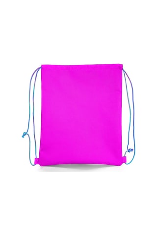 Coral High Kids Su Yeşili Pembe Flamingo Desenli İpli Büzgülü Sırt Çantası 22468 Yeşil