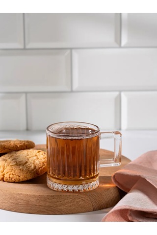 Purecrystal 6'lı Çay Ve Kahve Fincan Seti 420183410 Beyaz