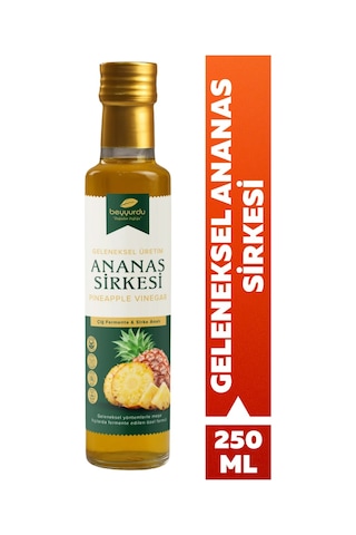 Beyyurdu Ananas Sirkesi Geleneksel Fermente Katkısız Doğal Sirke 250 ML