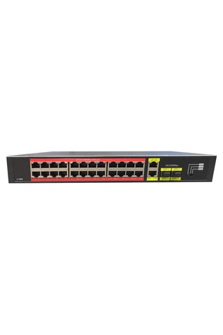 Tiwox TP-G2422SFP-POE300W 24 Port Gigabit+2xGB RJ45/2xSFP Uplink Rackmount Poe Switch