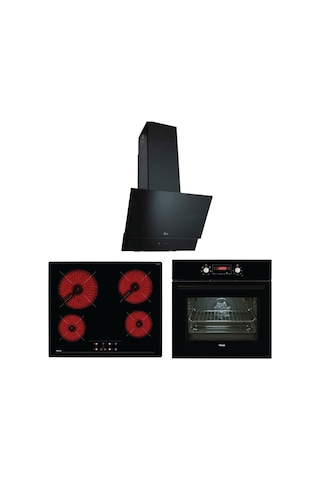 Teka Chef 9 HAK 627 BK - TZ 6415 - TVT 60.1 Siyah Ankastre Set