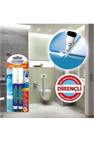 Fayans Derz Kalemi Beyaz 4 Lü Set 4 Adet Yedek Uç