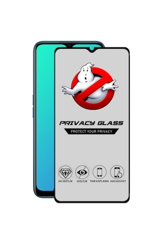 Oppo A9 2020 Tam Kaplayan Temperli Gizli Hayalet Ekran Koruyucu