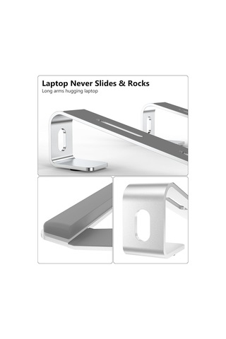 Silikon Bilek Desteği İle M8 Ayrılabilir Alüminyum Alaşımlı Dizüstü Bilgisayar Yükseltici Soğutma Braketi