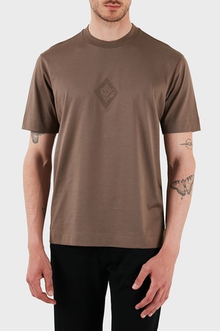 Emporio Armani Erkek T Shirt Em001040 Af13669 U6195 Kahve Kahve