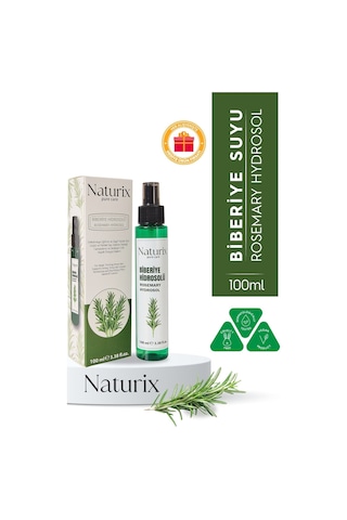 Naturix Doğal Dökülme Karşıtı ve Saç Uzamasını Destekleyici Biberiye Suyu 100 ML