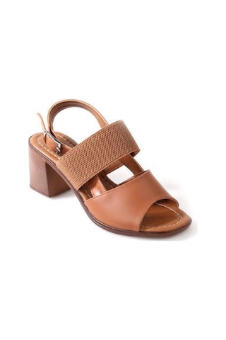 Papuçcity Frzn 02876 6 Cm Kadın Topuklu Sandalet 001