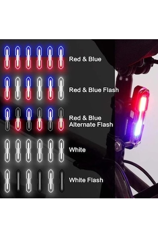 Forte Gt 6017-3 Bisiklet Yüksek Güç Cob Ön Far Usb Şarjlı Siyah