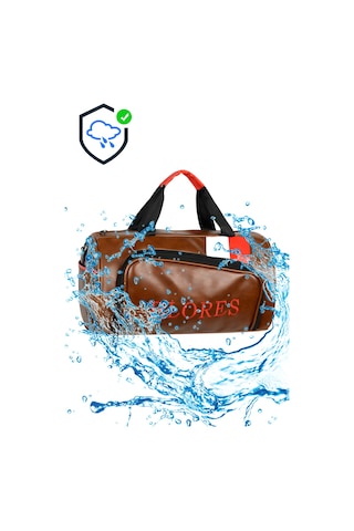 Galb Leather Silindir Spor Canta Telefon Ve Cuzdan Gozlu 28l Sc-11-0005 1.kalıte Full Astar Elite Nova Bag Kahverengi