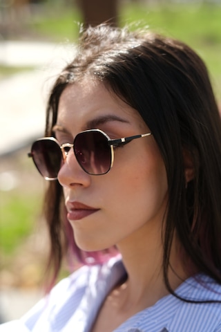 Esrada Lıam Purple-gold Unısex Güneş Gözlüğü 53-19-142 Altın