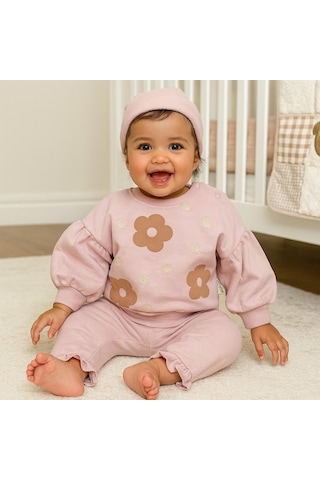 Angola Papatyalar Omuzdan Çıtçıtlı 2 Li Takım Pudra