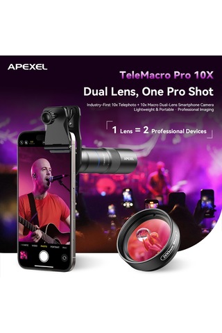 Apexel Telemacro Pro 10x