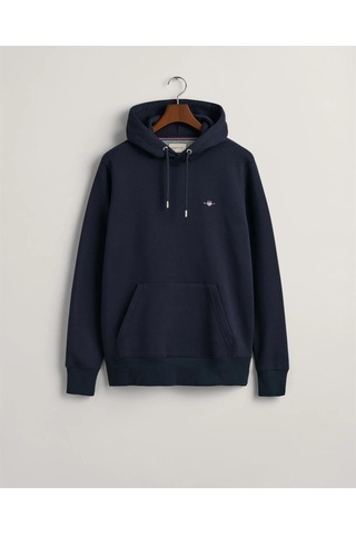 Gant Erkek Lacivert Regular Fit Kapüşonlu Sweatshirt-lacivert Lacivert