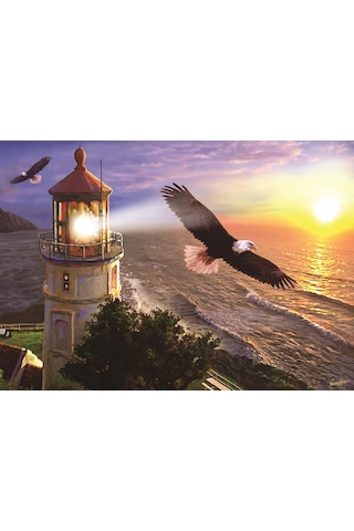 Art Puzzle Gündoğumunda Yüksek Uçuş 1000 Parça Puzzle