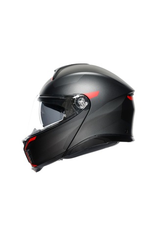 Agv Tour Modular Kask Solid Mat Metal Kırmızı