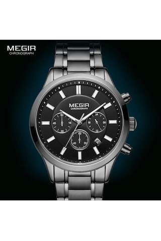 Megır 2150 Tüm Fonksiyonları Aktif Erkek Kol Saati Gümüş