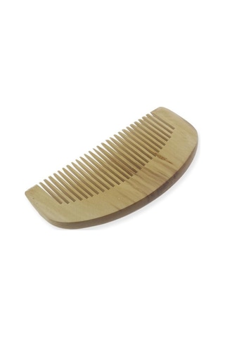 Mutluadim 12 Adet Ahşap Tarak Kahverengi