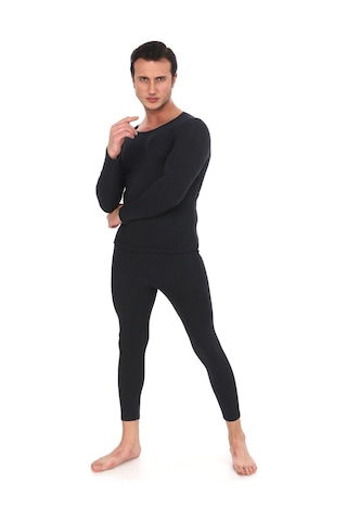 Sauna Suit Antrasit Unisex Kışlık Termal Içlik, Sıcak Tutan Pamuklu Yakmayan, Termal Takım, Termal Fanila Iclik Antrasit