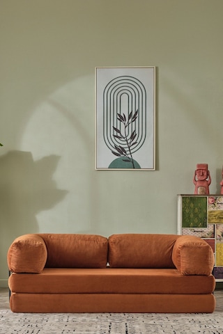 Dekoport Relax Kanepe Dinlenme Koltuğu Puffy Kanepe Yatak Olabilen Açılır Aktivite Koltuğu Kiremit