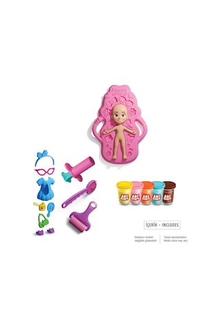 03943 Bebek Giydirme Hamur Seti 280 Gr -dede Çok Renkli