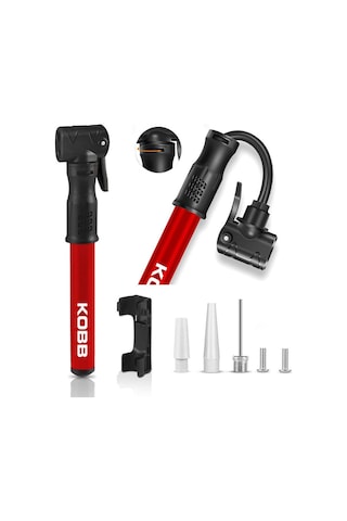 Kobb Kb2203 87 Psı Bisiklet Lastik Şişirme Taşınabilir Mini El Pompası + Bisiklet Montaj Aparatı