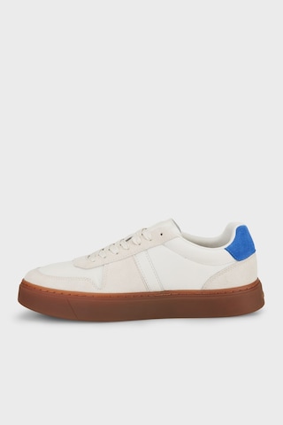 Calvin Klein Logolu Süet Detaylı Sneaker Ayakkabı Ym0ym013950ıo Erkek Ayakkabı Ym0ym01395 0ıo Gri-beyaz