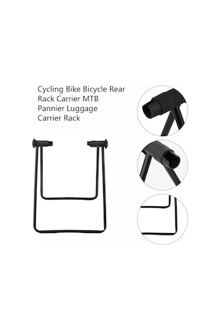 Carraro Bisiklet Standı 008Tüm Bisiklete Uygundur Siyah