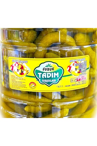 Çubuk Tadım Turşuları No 0 Çubuk Salatalık Turşusu 5 KG