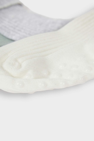 Defacto Kız Bebek Kaydırmaz Taban 3lü Pamuklu Uzun Çorap E4760a5nsgn2 Yeşil